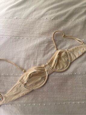 KB Swim Striped Bikini Top